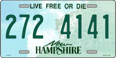 NH license plate 2724141