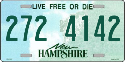 NH license plate 2724142