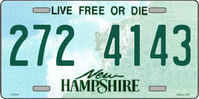 NH license plate 2724143