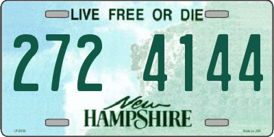 NH license plate 2724144