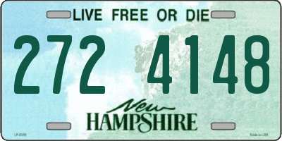 NH license plate 2724148