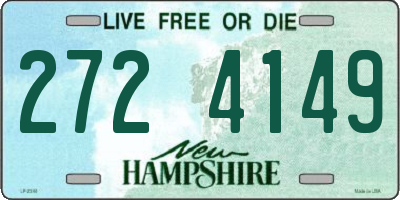 NH license plate 2724149