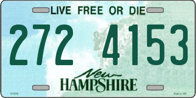 NH license plate 2724153