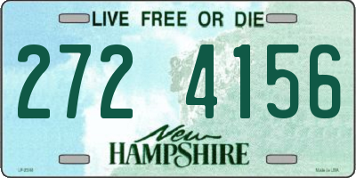 NH license plate 2724156