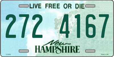 NH license plate 2724167