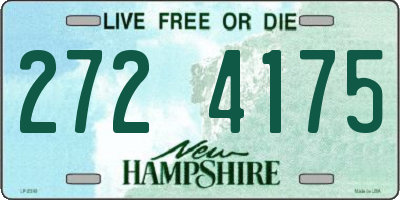 NH license plate 2724175