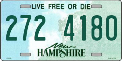 NH license plate 2724180