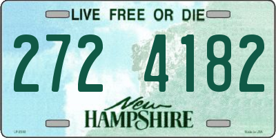 NH license plate 2724182
