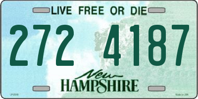 NH license plate 2724187