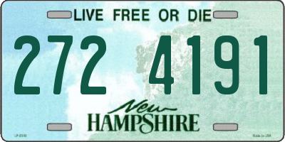 NH license plate 2724191