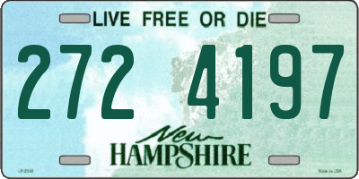 NH license plate 2724197