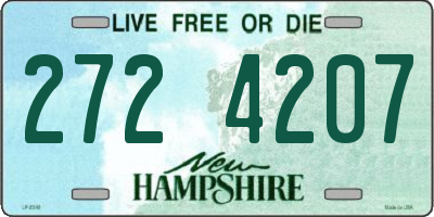 NH license plate 2724207