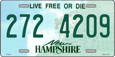 NH license plate 2724209