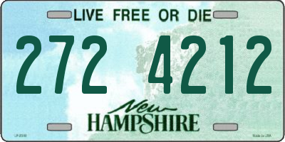 NH license plate 2724212