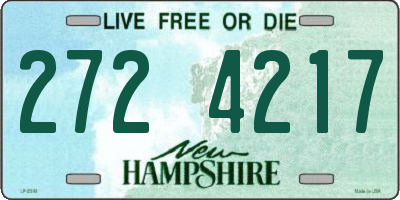 NH license plate 2724217