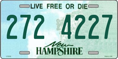 NH license plate 2724227