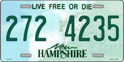 NH license plate 2724235