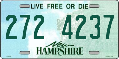 NH license plate 2724237