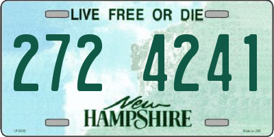 NH license plate 2724241