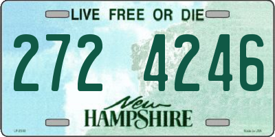 NH license plate 2724246