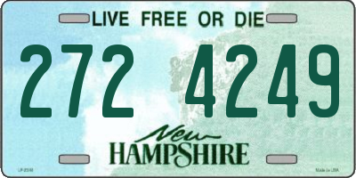 NH license plate 2724249