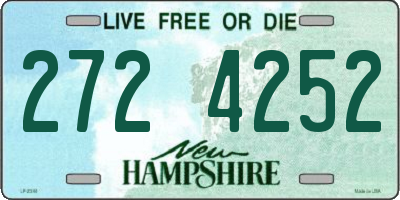 NH license plate 2724252