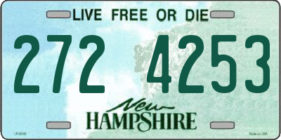 NH license plate 2724253