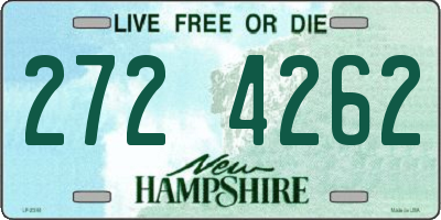 NH license plate 2724262
