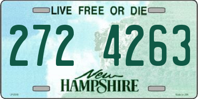 NH license plate 2724263
