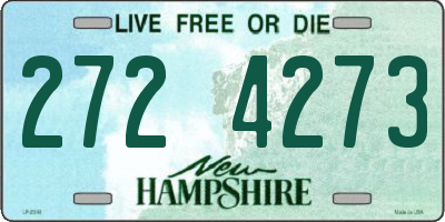 NH license plate 2724273
