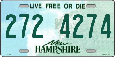 NH license plate 2724274