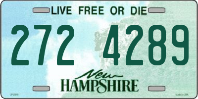 NH license plate 2724289