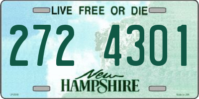 NH license plate 2724301