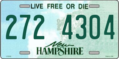 NH license plate 2724304