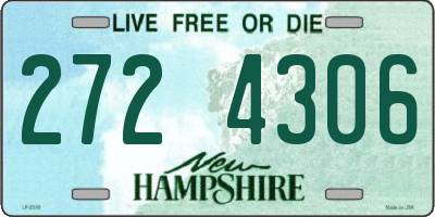 NH license plate 2724306