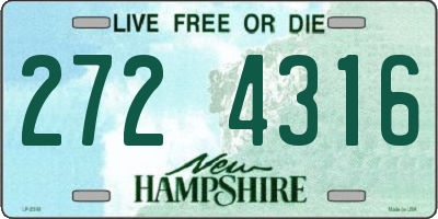 NH license plate 2724316