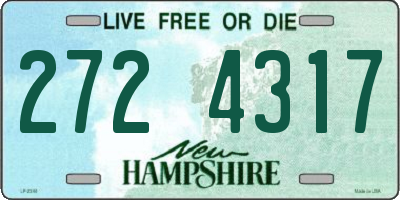 NH license plate 2724317