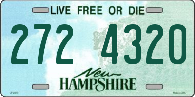 NH license plate 2724320
