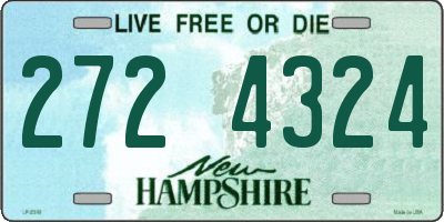 NH license plate 2724324