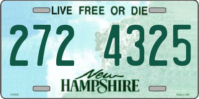 NH license plate 2724325