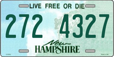 NH license plate 2724327