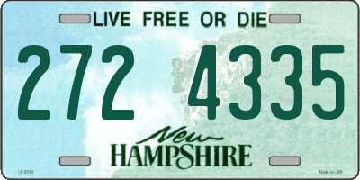 NH license plate 2724335