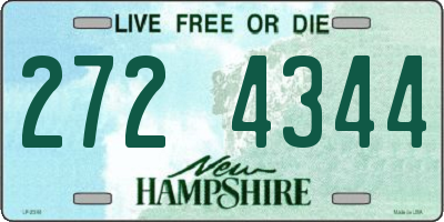 NH license plate 2724344