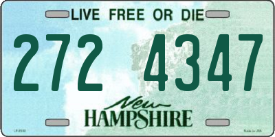NH license plate 2724347