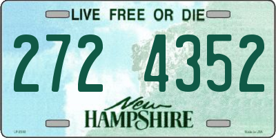 NH license plate 2724352