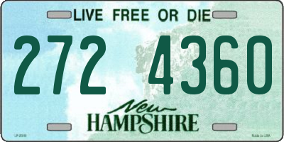 NH license plate 2724360