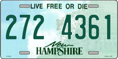 NH license plate 2724361