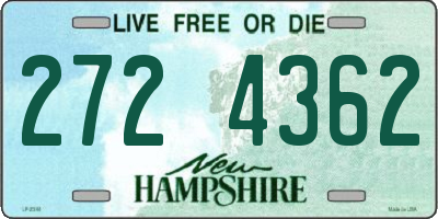 NH license plate 2724362