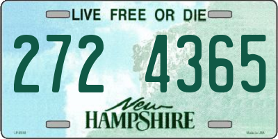 NH license plate 2724365
