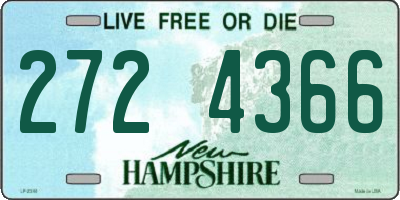 NH license plate 2724366